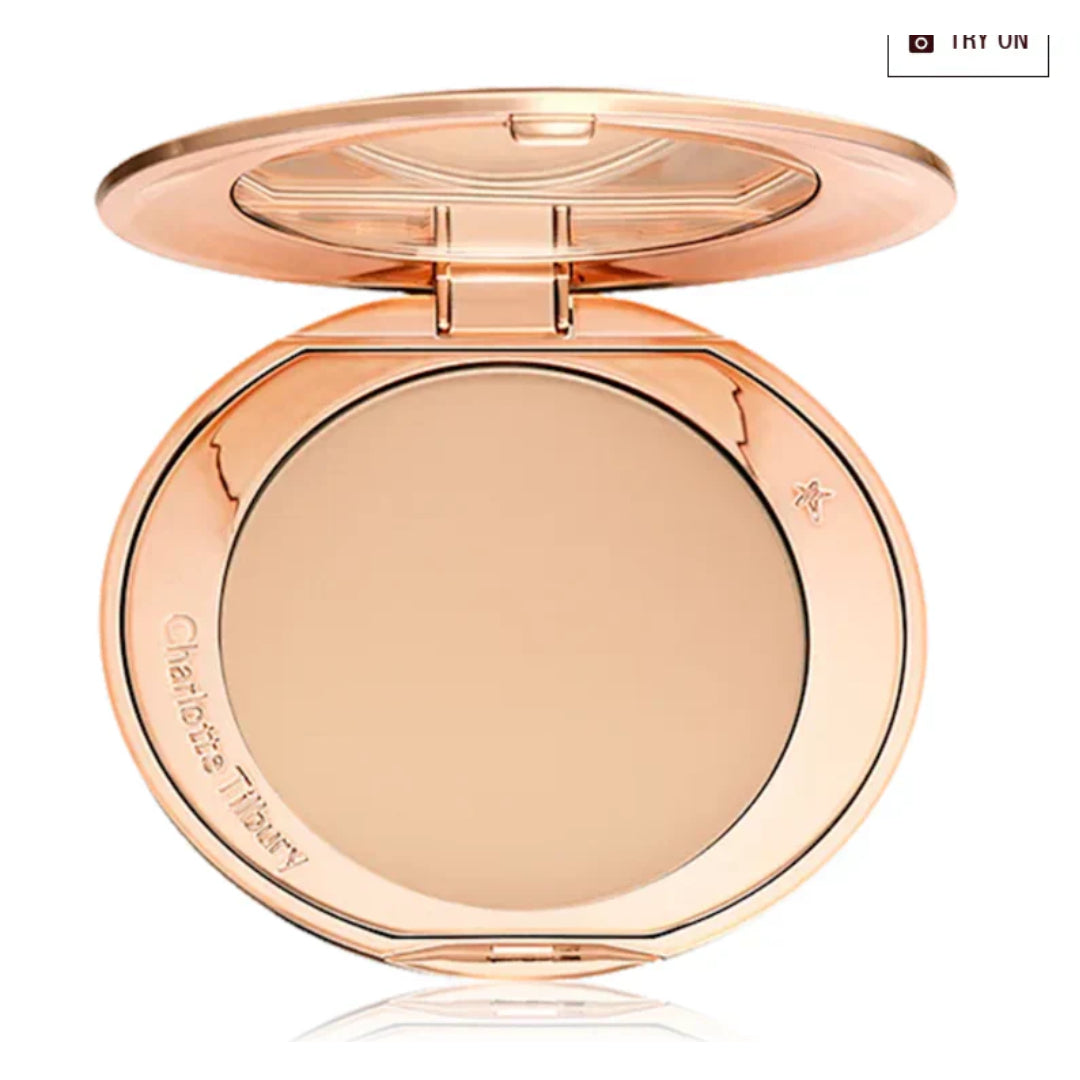 Charlotte Tilbury Airbrush Flawless Finish Compact – Smoothing, Pore-Blurring Pressed Powder- 8 g