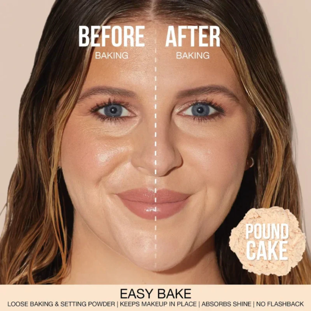Huda Beauty Easy Bake Loose Baking & Setting Powder – 10H Wear, Poreless Matte Finish- 20 g