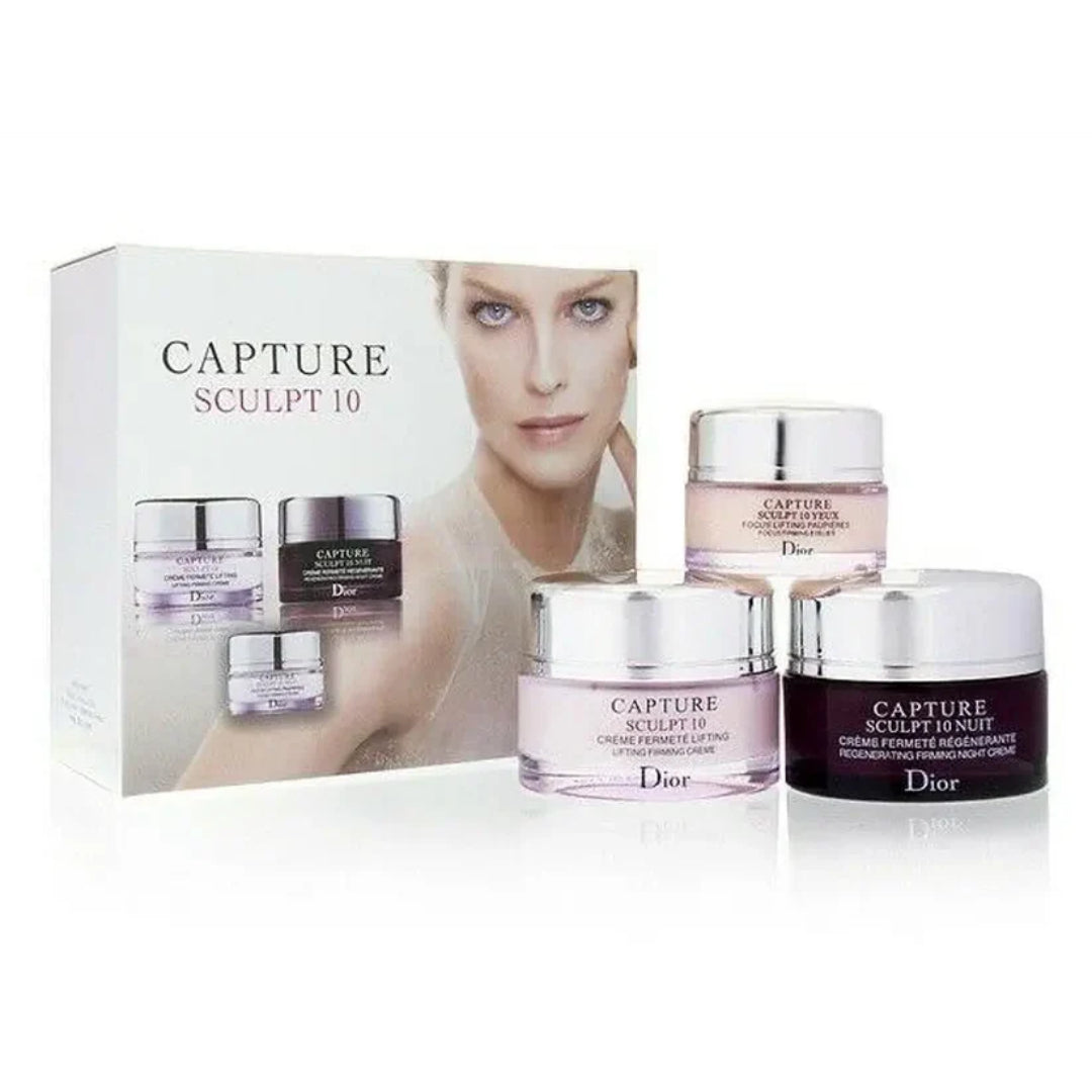 Dior Capture Sculpt 10 Skincare Set – Lifting & Firming Anti-Aging Creams- Luxury Skincare
