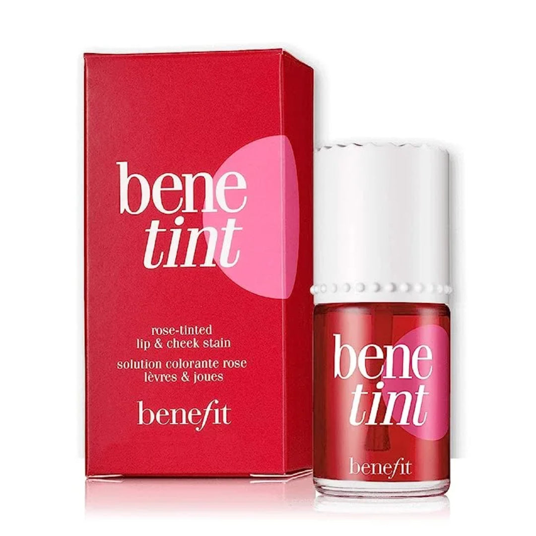 Benefit Benetint – Iconic Rose-Tinted Lip & Cheek Stain for Natural Flush & Long-Lasting Color- 10 ML