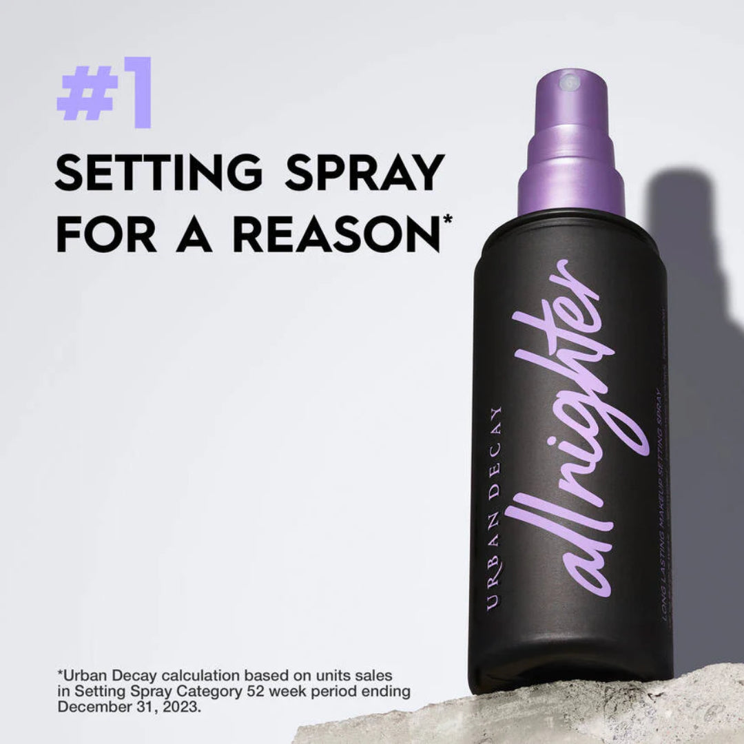 Urban Decay All Nighter Setting Spray – 16HR Waterproof, Smudge-Proof Makeup Lock- 118 mL / 4.0 fl.oz