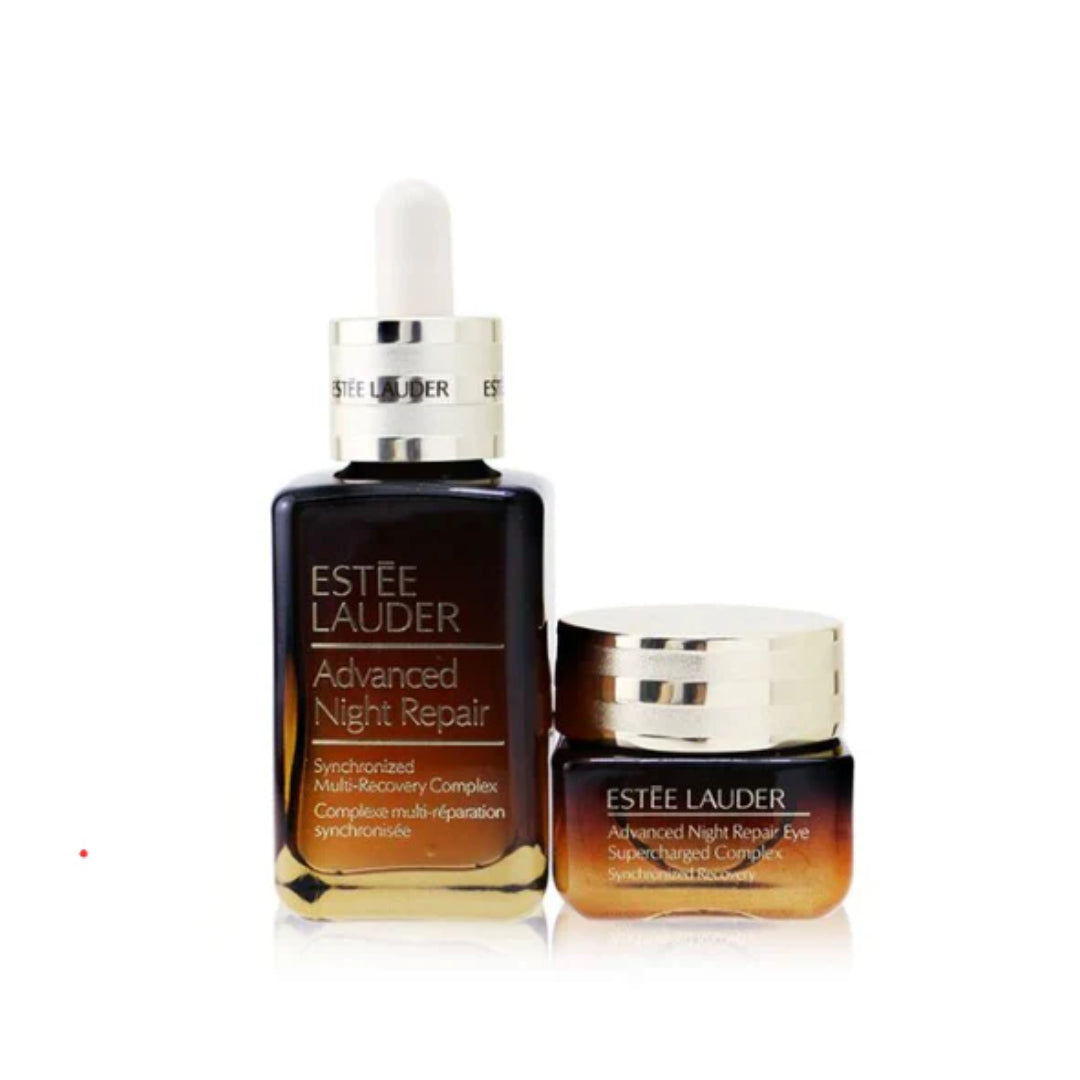 Estée Lauder Powerful Nighttime Repair Duo – Anti-Aging Serum & Eye Cream Set- 50 mL + 15 mL