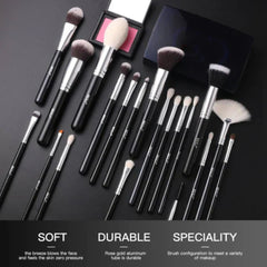 BEILI 20-Piece Pro Makeup Brush Set – Ultra Soft & Smooth Blending