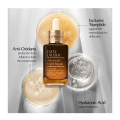 Estée Lauder Powerful Nighttime Repair Duo – Anti-Aging Serum & Eye Cream Set- 50 mL + 15 mL