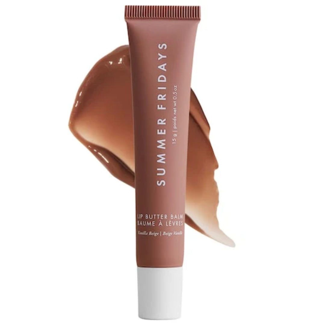 Summer Fridays Lip Butter Balm – Hydrating, Nourishing & High-Shine Vegan Lip Treatment- 15 g / 0.5 oz