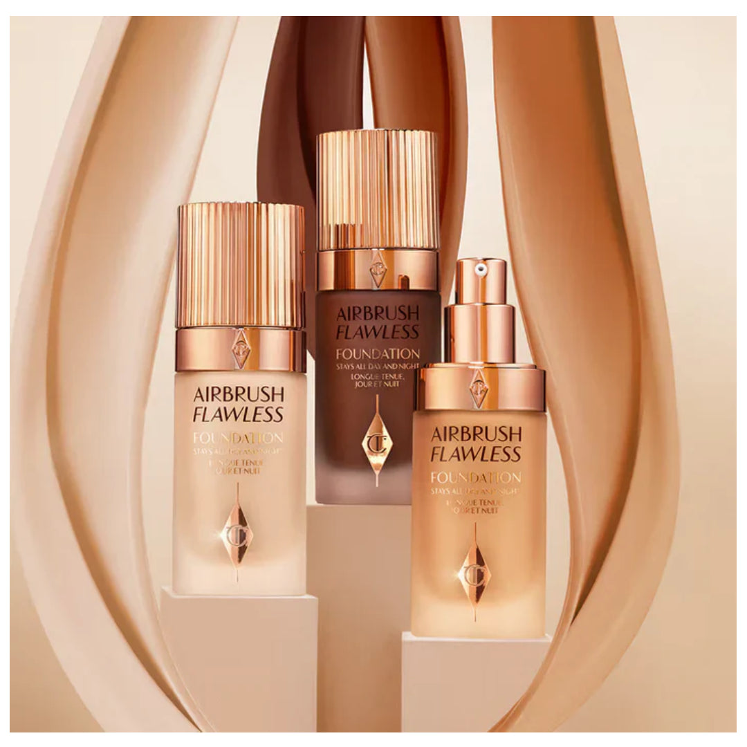 Charlotte Tilbury Airbrush Flawless Foundation – 24H Stay-All-Day, Full Coverage- 30 ML