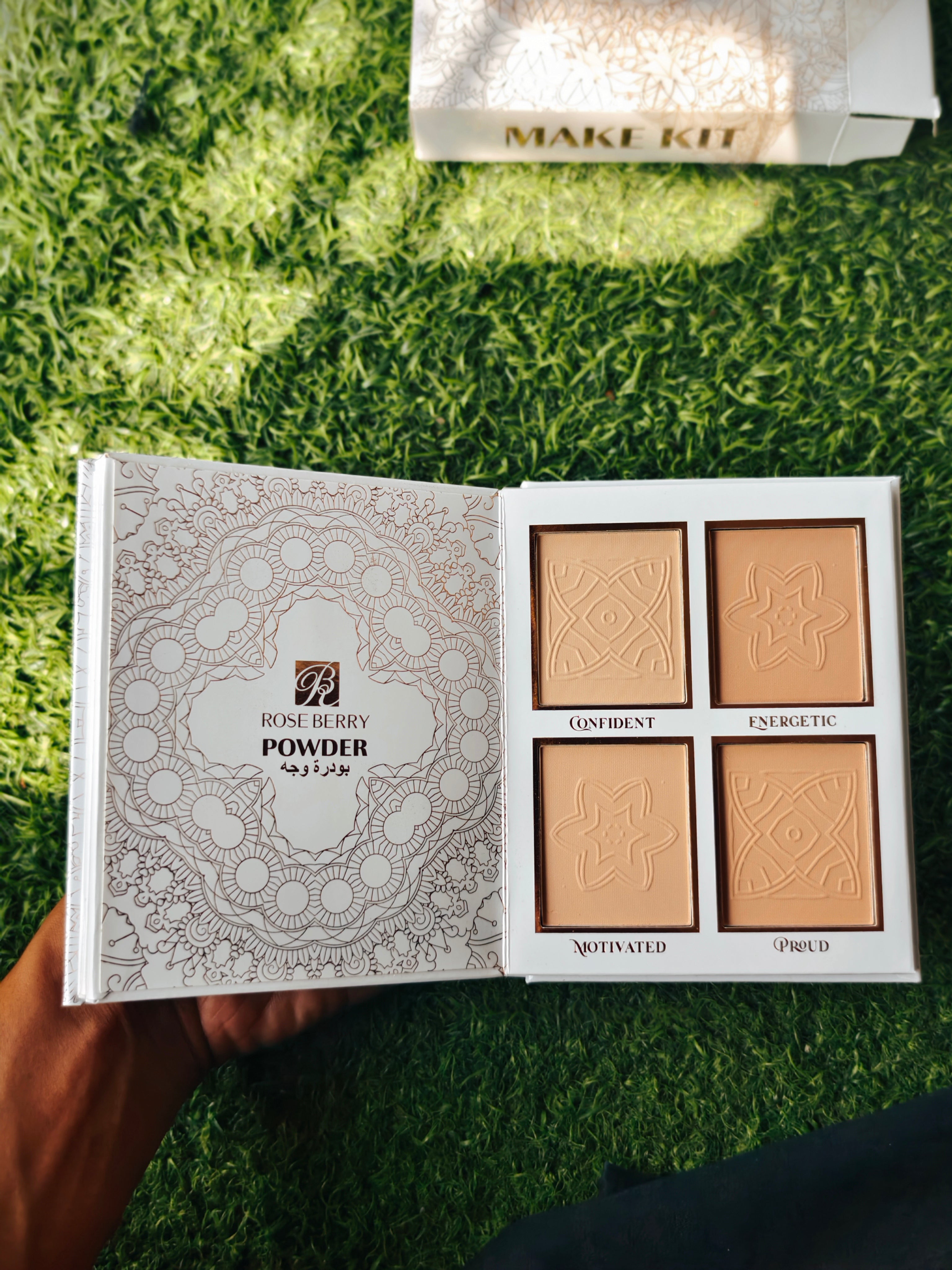 Rose Berry Luxury Makeup Book